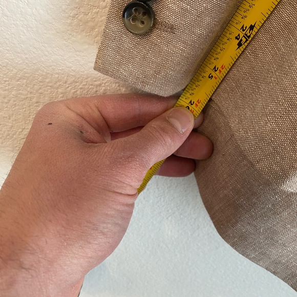 Stafford Men's Linen Blend Classic Fit Suit Blazer - 42R - Picture 9 of 10